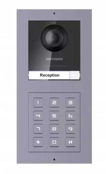 HikVision Door and Gate Intercom with camera and keypad